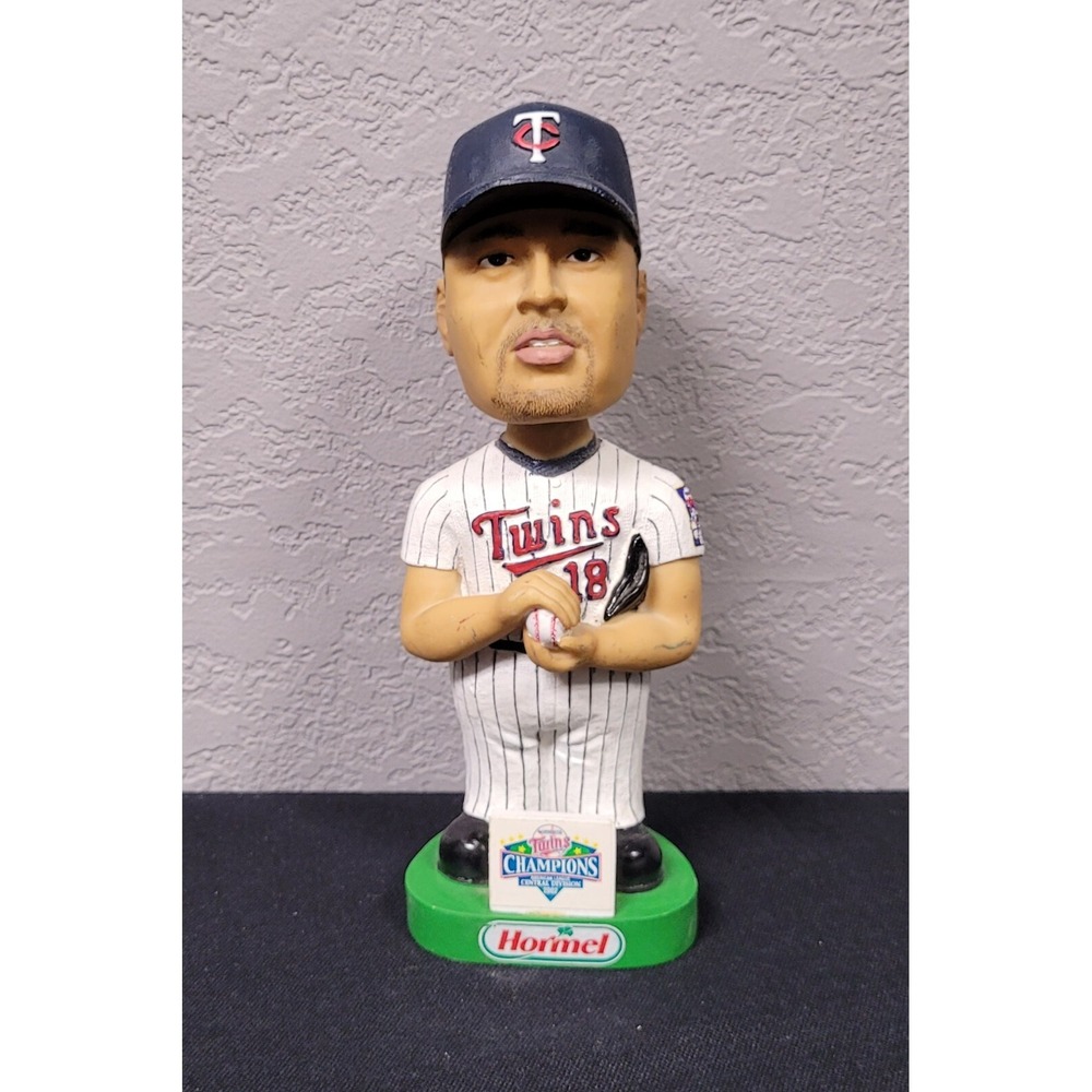 Eddie Guardado Minnesota Twins MLB 2003 Stadium Giveaway Green Base Bobblehead